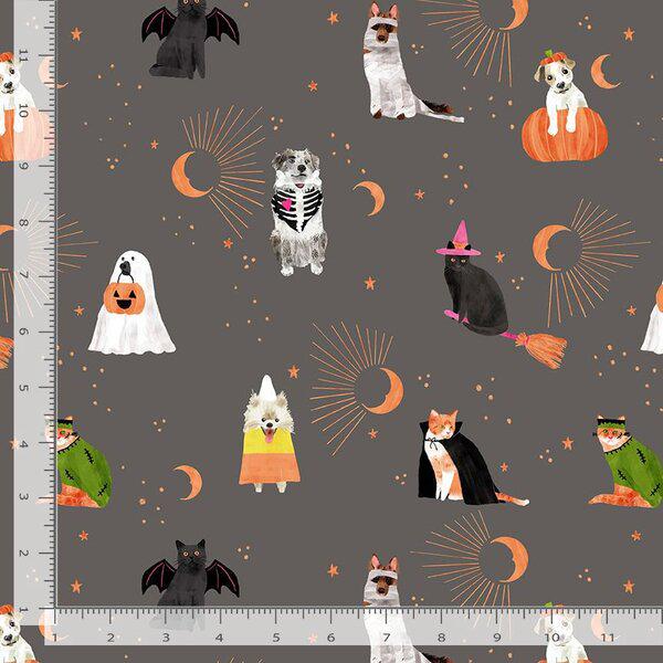 Sweetstumes Fabric - By Dear Stella - Costume Party Collection - Cotton By The Yard - Halloween Pattern