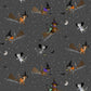 Meowgical Fabric - By Dear Stella - Purranormal Collection - Cotton By The Yard - Halloween Cat Pattern