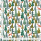 Fox Forest Fabric - By Dear Stella - Baby, It's Cold Outside Collection - Cotton By The Yard - Winter Animal Pattern