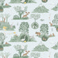 Forest Toile Fabric - By Dear Stella - FOREST FABLE Collection - Cotton By The Yard - Wild Animals Pattern