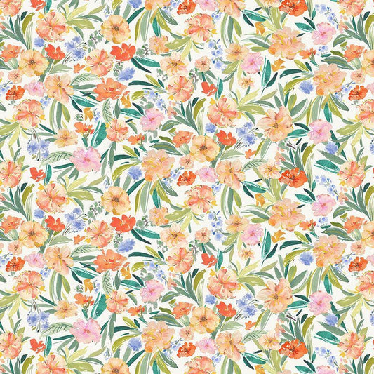 Paracosm Fabric - By Dear Stella - SECRET GARDEN Collection - Cotton By The Yard - Floral Pattern