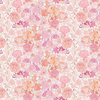 Flower Market Fabric - By Dear Stella - SECRET GARDEN Collection - Cotton By The Yard - Floral Pattern