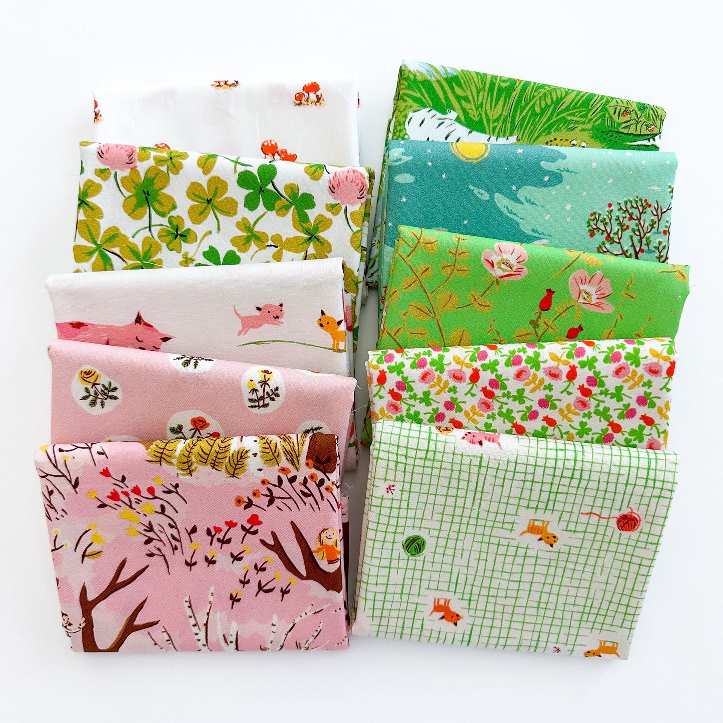 Studio Edit by Heather Ross – Windham Fabric Bundle – 10 Pc Set – Half-Yard, Quarter-Yard or Fat Quarter – Floral, Vintage, Modern