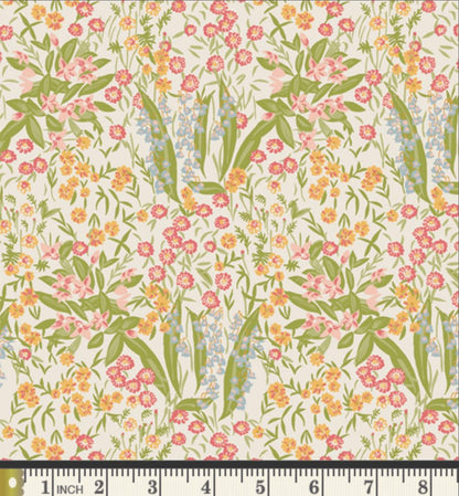 Harmony Daybreak – Premium Cotton by the Yard – MIDSUMMER Collection by Sharon Holland – Art Gallery Fabrics, Floral Print
