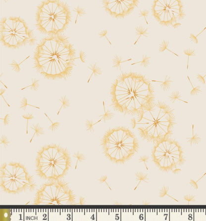 Tiny Dancer Flaxen – Premium Cotton by the Yard – MIDSUMMER Collection by Sharon Holland – Art Gallery Fabrics, Floral Print