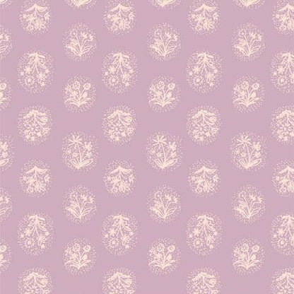 Cameo Lavender – Premium Cotton by the Yard – MIDSUMMER Collection by Sharon Holland – Art Gallery Fabrics, Floral Print