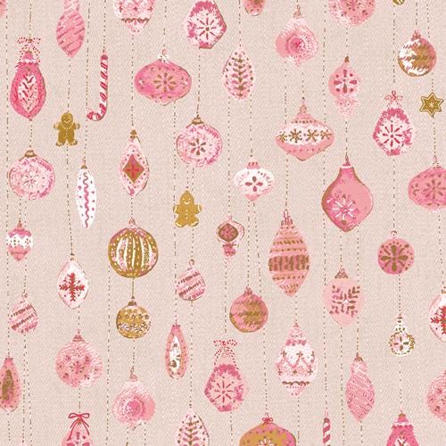 Sugared Ornaments – Premium Cotton by the Yard – ADVENTALE Collection by Katarina Roccella – Art Gallery Fabrics, Holiday Print