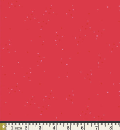 Twinkle Little Stars Ruby – Premium Cotton by the Yard – ADVENTALE Collection by Katarina Roccella – Art Gallery Fabrics, Holiday Print