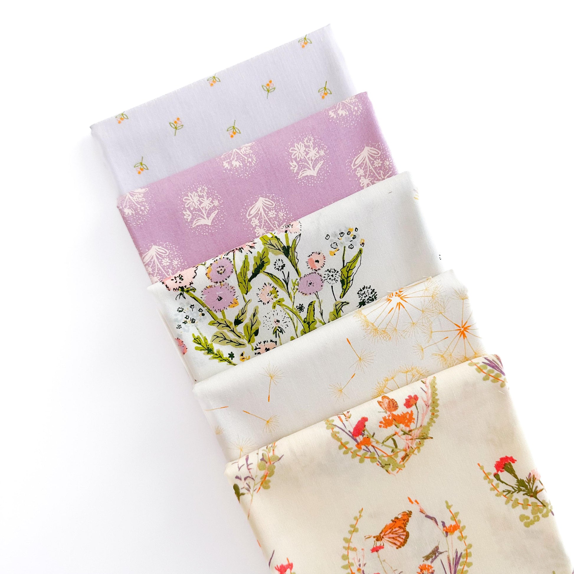Midsummer Fabric Bundle – 17 Pc Half Yard Fat Quarter, or Quarter Yard Cuts – Art Gallery Fabrics by Sharon Holland – Floral Quilting Cotton