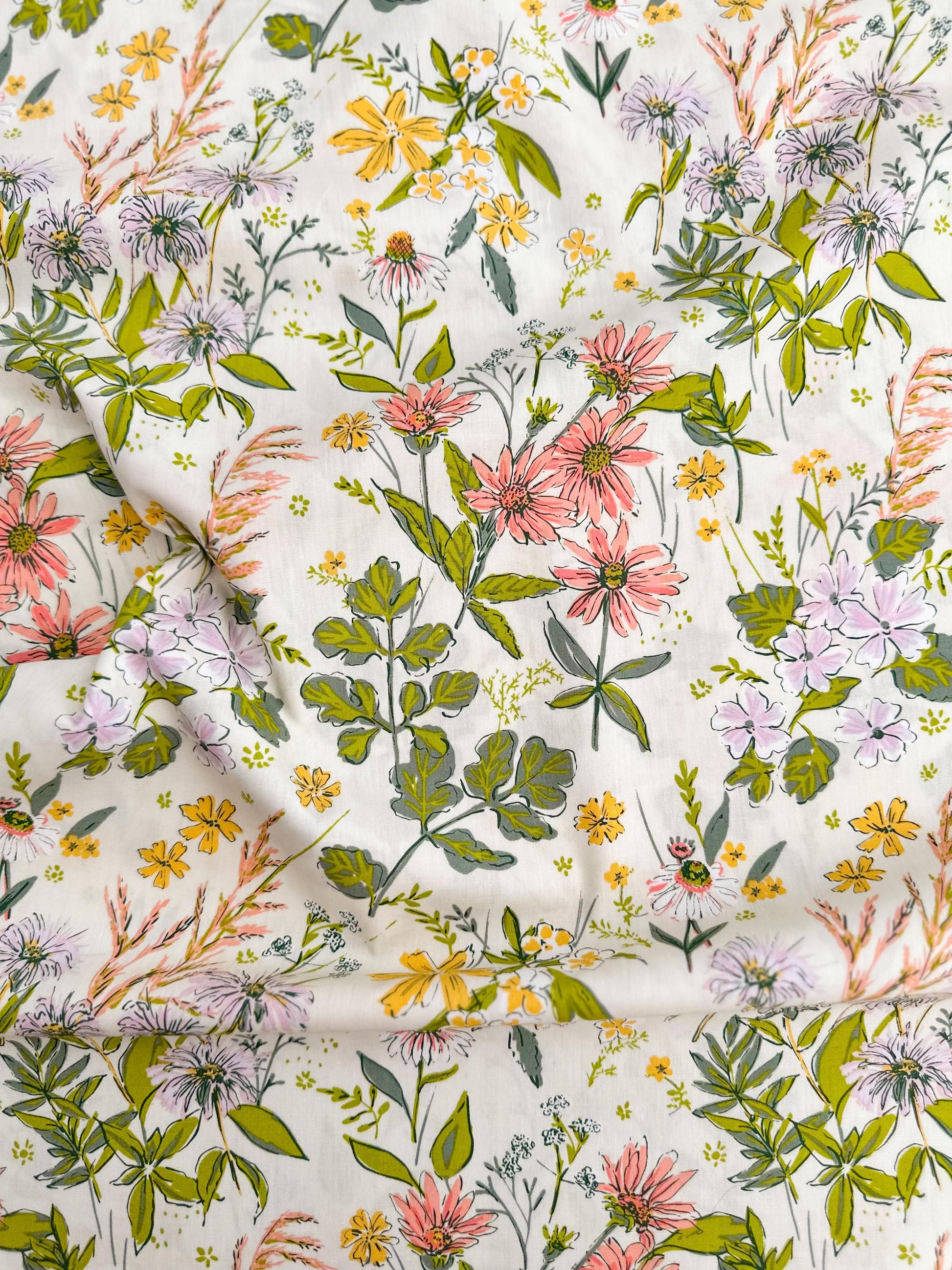 Midsummer Array – Premium Cotton by the Yard – MIDSUMMER Collection by Sharon Holland – Art Gallery Fabrics, Floral Print