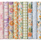 Marigold Fabric - By Dear Stella - SECRET GARDEN Collection - Cotton By The Yard - Floral Pattern