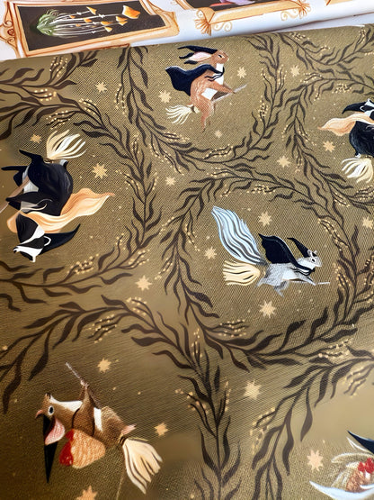 Dear Stella Forager Fabric Bundle – 4pc Half‑Yard/Quarter/Yard Or Fat Quarter Set – Forager Don’t Badger Me Fly Away Mushroom Gallery