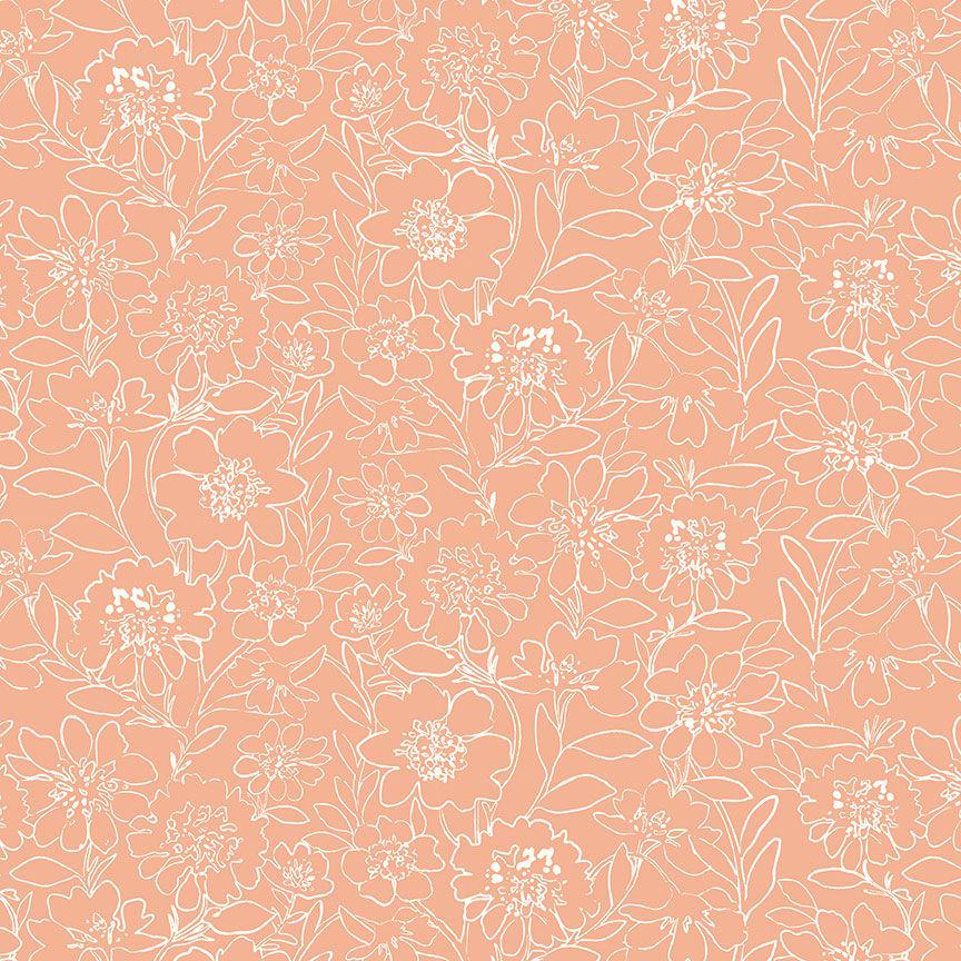 Secret Garden Fabric - By Dear Stella - SECRET GARDEN Collection - Cotton By The Yard - Floral Pattern