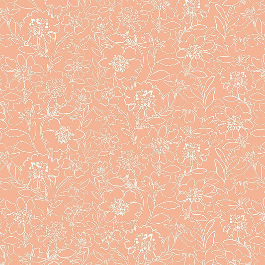 Secret Garden Fabric - By Dear Stella - SECRET GARDEN Collection - Cotton By The Yard - Floral Pattern