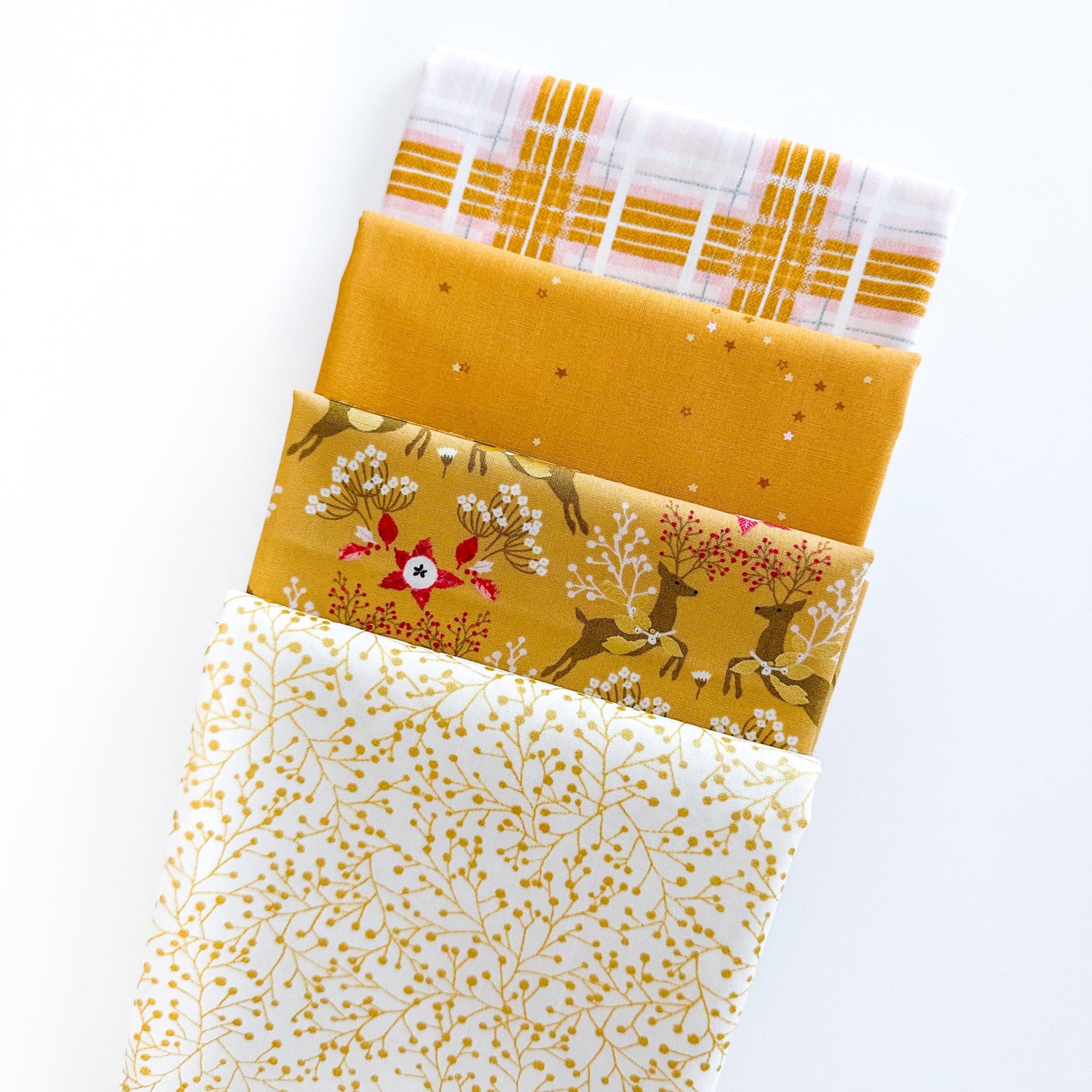Adventale Christmas Fabric Bundle – 16 Pc Half Yard, Fat Quarter, or Quarter Yard Cuts – Holiday Quilting Cotton by Katarina Roccella – AGF