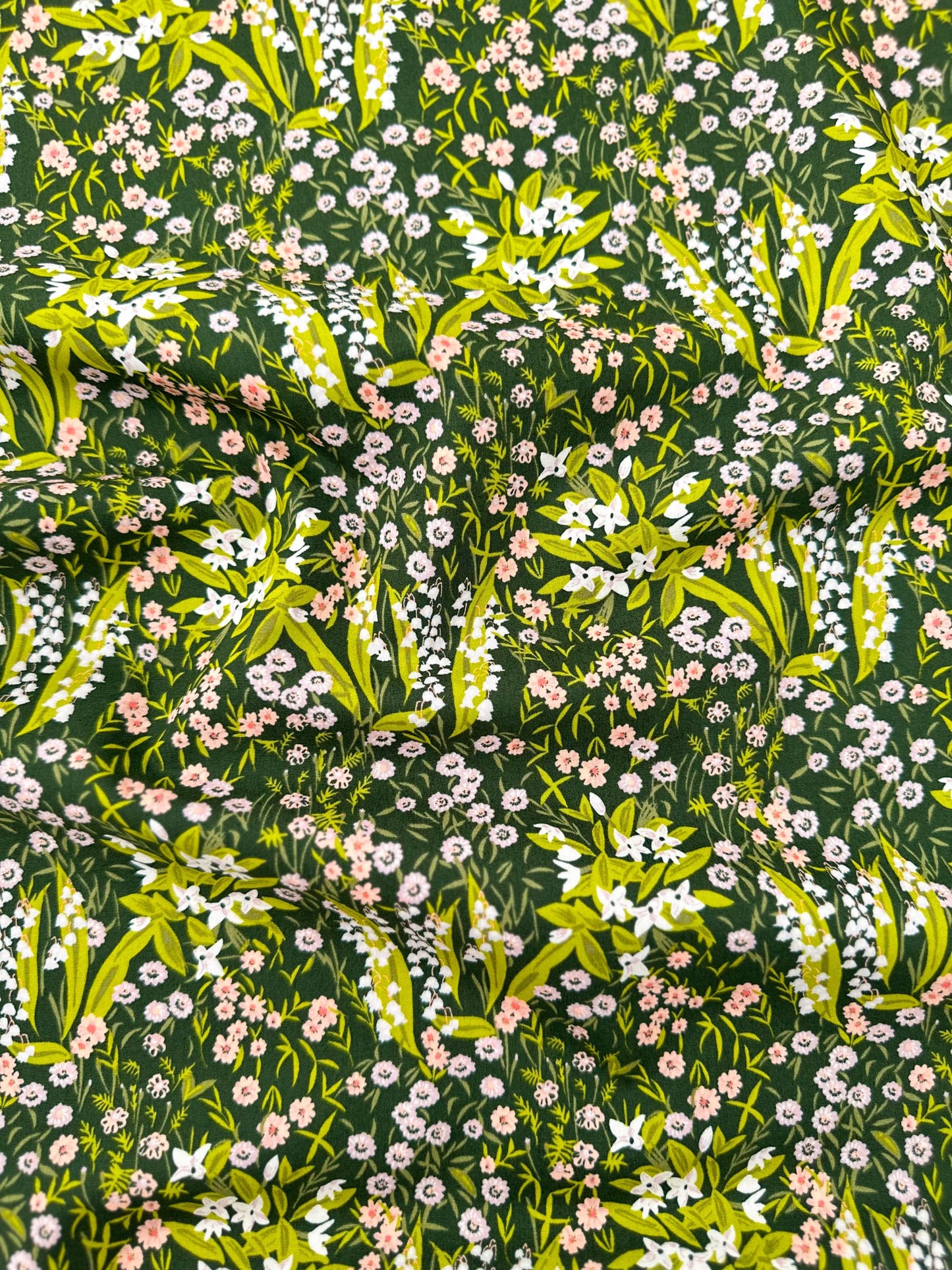 Harmony Eventide Floral Fabric – Premium Cotton by the Yard – MIDSUMMER Collection by Sharon Holland – Art Gallery Fabrics