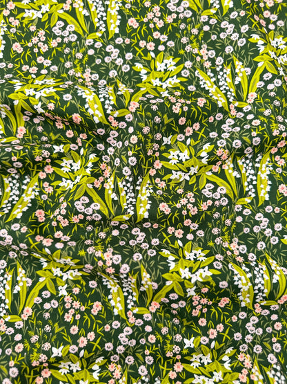 Harmony Eventide Floral Fabric – Premium Cotton by the Yard – MIDSUMMER Collection by Sharon Holland – Art Gallery Fabrics