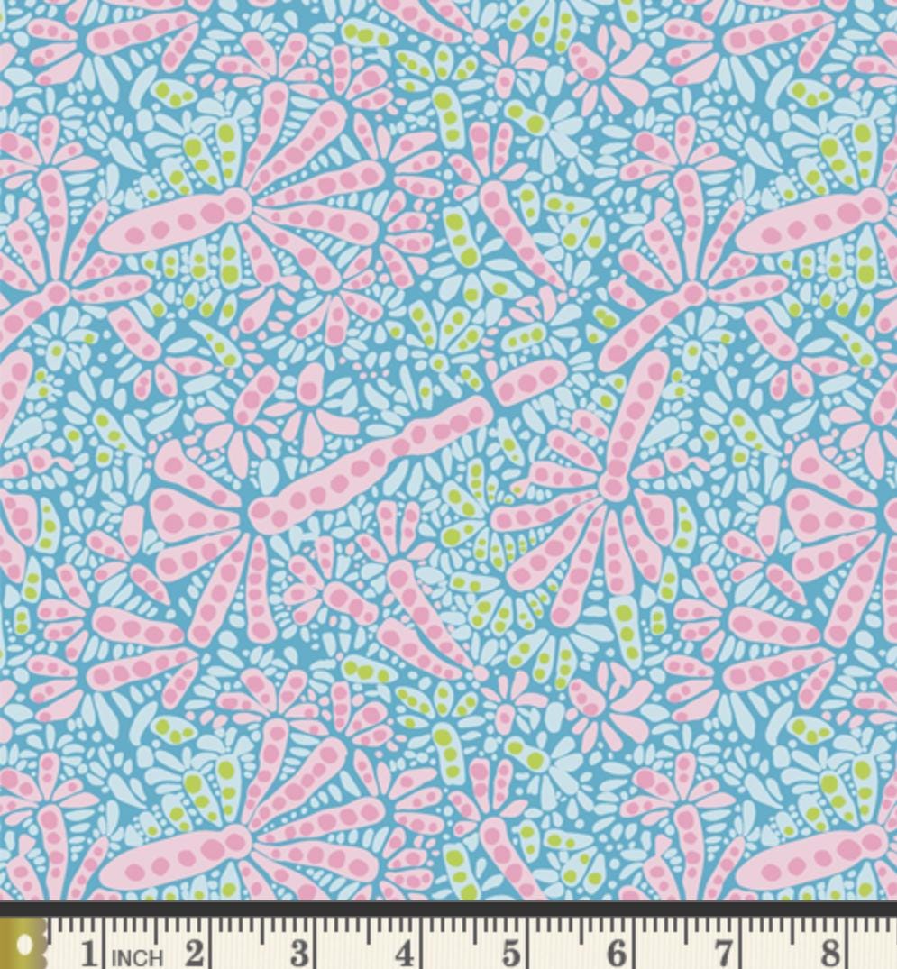Belos Corais Azuis Fabric – Coastal Coral Print by AGF Studio – Costeira Collection – Ocean Cotton Fabric by the Yard