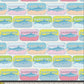 Mar de Sardinhas Fabric – Coastal Fish Print by AGF Studio – Costeira Collection – Ocean Cotton Fabric by the Yard