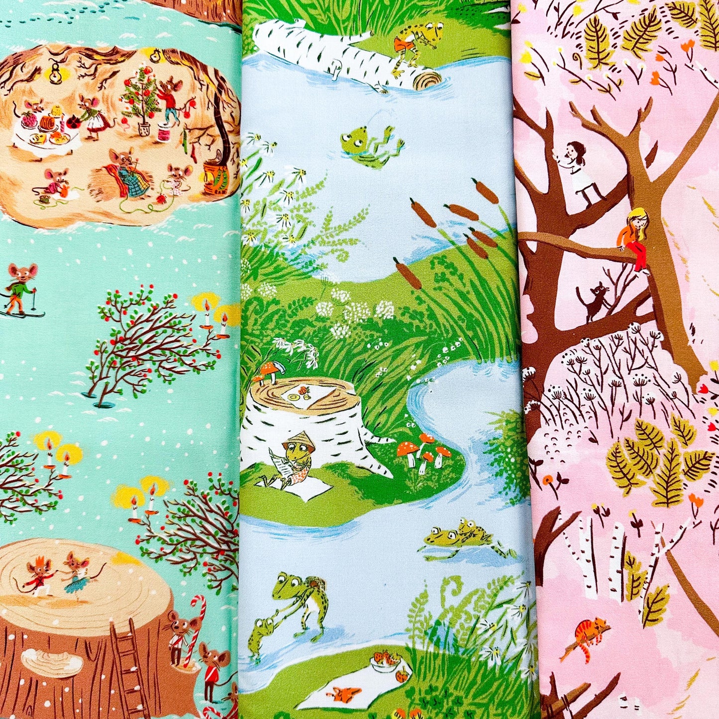 Studio Edit by Heather Ross – Windham Fabric Bundle – 10 Pc Set – Half-Yard, Quarter-Yard or Fat Quarter – Floral, Vintage, Modern