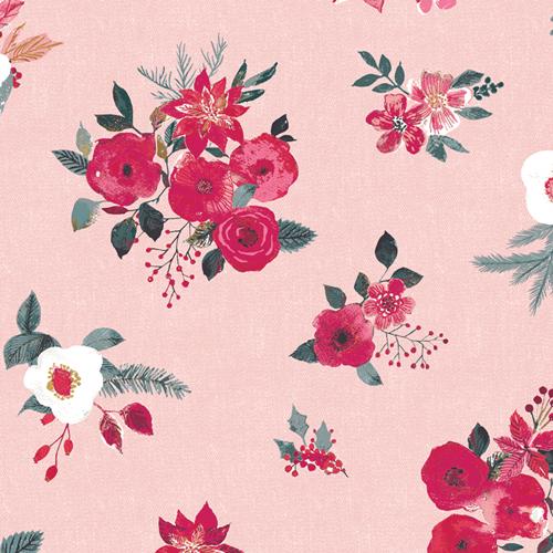 Floral Wonderland – Premium Cotton by the Yard – ADVENTALE Collection by Katarina Roccella – Art Gallery Fabrics, Holiday Floral Print