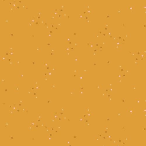 Twinkle Little Stars Gold – Premium Cotton by the Yard – ADVENTALE Collection by Katarina Roccella – Art Gallery Fabrics, Holiday Print