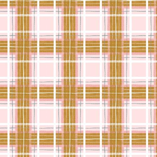 Jingle Plaid – Premium Cotton by the Yard – ADVENTALE Collection by Katarina Roccella – Art Gallery Fabrics, Holiday Print