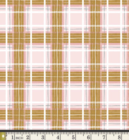 Jingle Plaid – Premium Cotton by the Yard – ADVENTALE Collection by Katarina Roccella – Art Gallery Fabrics, Holiday Print