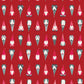 Playful Gnomes Berry – Premium Cotton by the Yard – ADVENTALE Collection by Katarina Roccella – Art Gallery Fabrics, Holiday Print