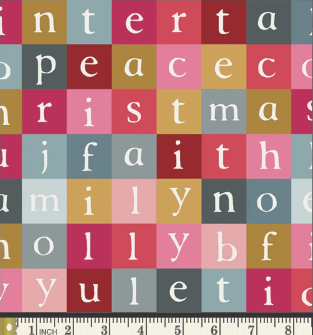 Letters to Santa – Premium Cotton by the Yard – ADVENTALE Collection by Katarina Roccella – Art Gallery Fabrics, Holiday Print