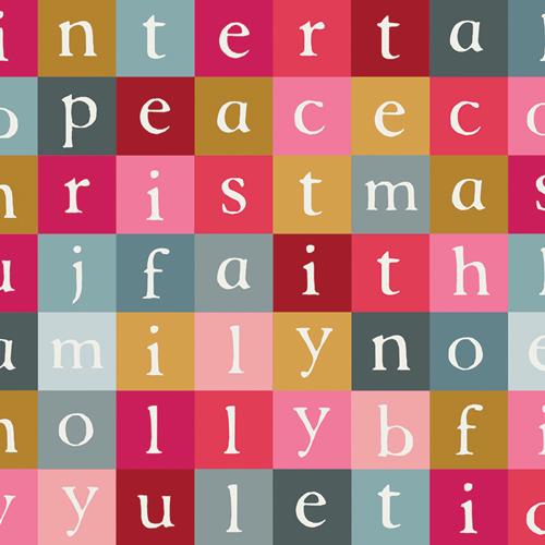 Letters to Santa – Premium Cotton by the Yard – ADVENTALE Collection by Katarina Roccella – Art Gallery Fabrics, Holiday Print