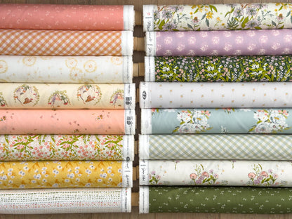 Summer Roses Floral Fabric – Premium Cotton by the Yard – MIDSUMMER Collection by Sharon Holland – Art Gallery Fabrics