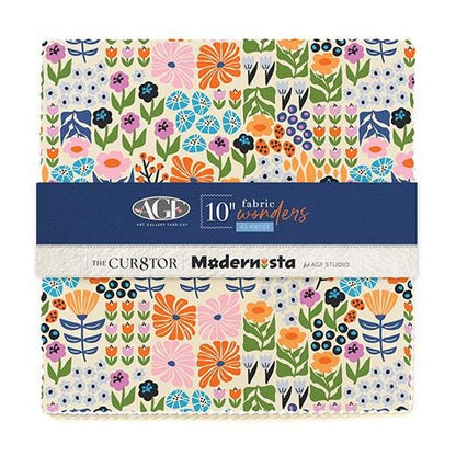 Modernista Layer Cake – The Cur8tor 10" Square Pack (42 Pieces) by AGF Studio for Art Gallery Fabrics