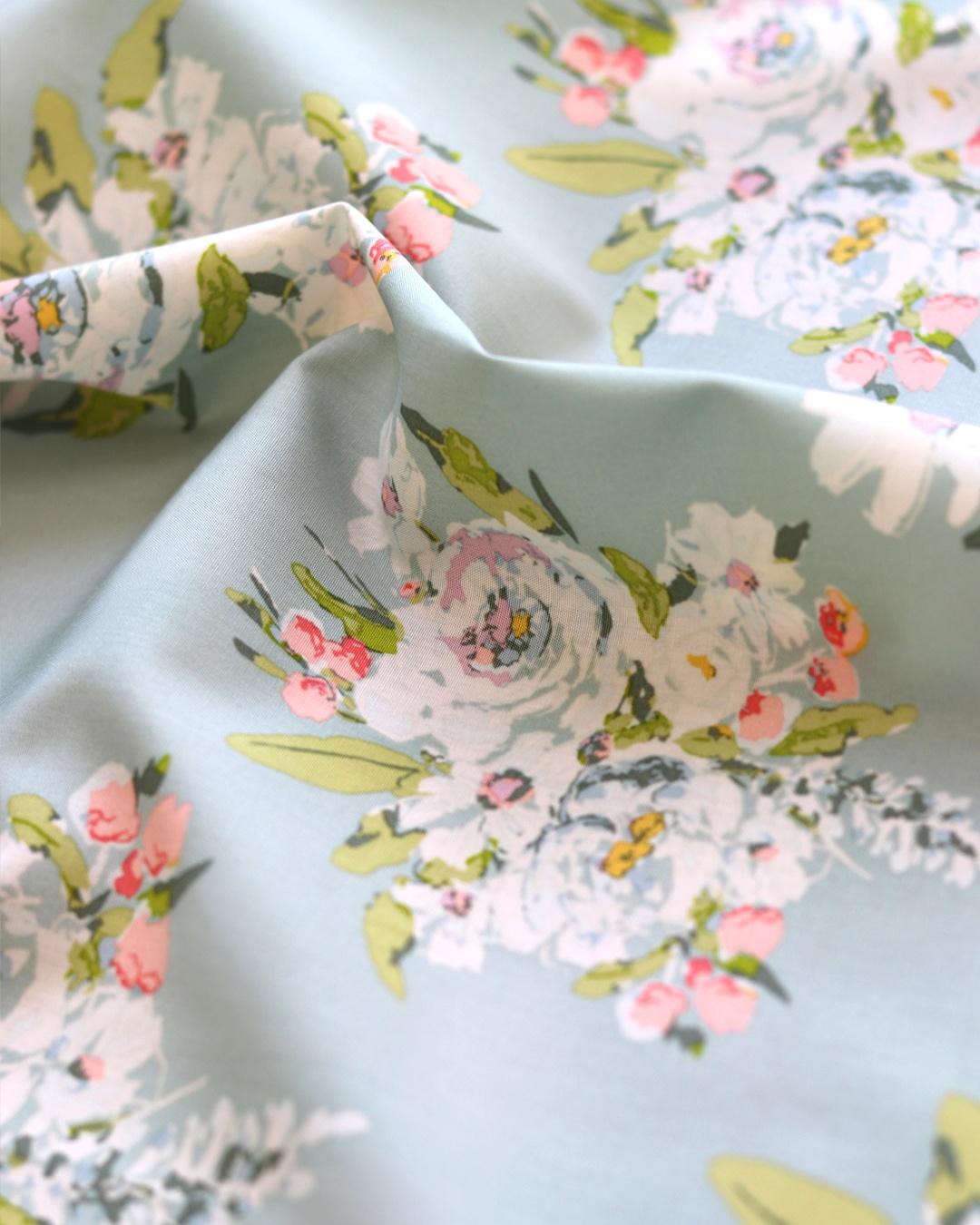 Midsummer Fabric Bundle – 17 Pc Half Yard Fat Quarter, or Quarter Yard Cuts – Art Gallery Fabrics by Sharon Holland – Floral Quilting Cotton