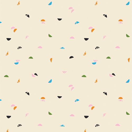 Color Crescents – Premium Cotton by the Yard – THE CUR8TOR - Modernista Collection by AGF Studio – Art Gallery Fabrics, Floral Print