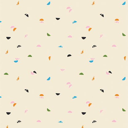 Color Crescents – Premium Cotton by the Yard – THE CUR8TOR - Modernista Collection by AGF Studio – Art Gallery Fabrics, Floral Print
