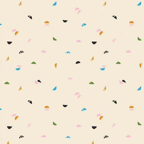 Color Crescents – Premium Cotton by the Yard – THE CUR8TOR - Modernista Collection by AGF Studio – Art Gallery Fabrics, Floral Print