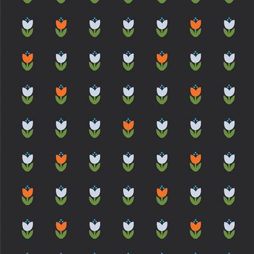 Rooted Tulips – Premium Cotton by the Yard – THE CUR8TOR - Modernista Collection by AGF Studio – Art Gallery Fabrics, Floral Print