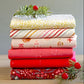 Twinkleberry Holiday Christmas Fabric Bundle – 6 Pc Half Yard, Fat Quarter, or Quarter Yard Cuts – Adventale by Katarina Roccella – AGF