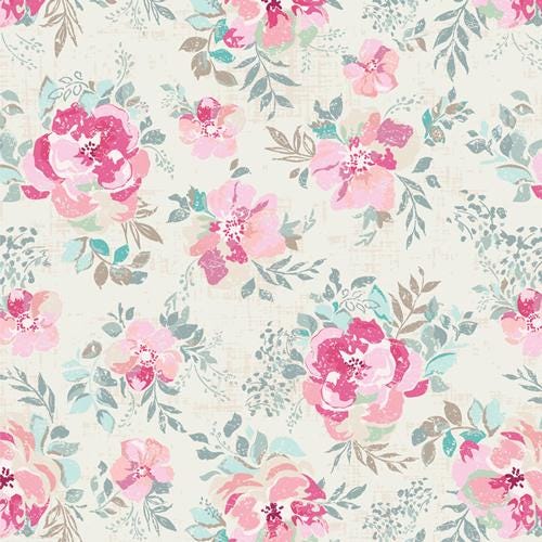 Gossamer Garden – Premium Cotton by the Yard – THE CUR8TOR - Romantica Collection by AGF Studio – Art Gallery Fabrics, Floral Print