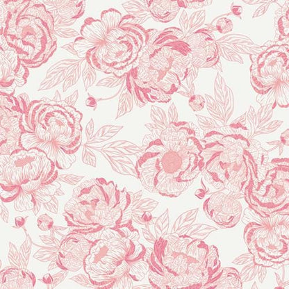 Floral Affection Subtle – Premium Cotton by the Yard – THE CUR8TOR - Romantica Collection by AGF Studio – Art Gallery Fabrics, Floral Print