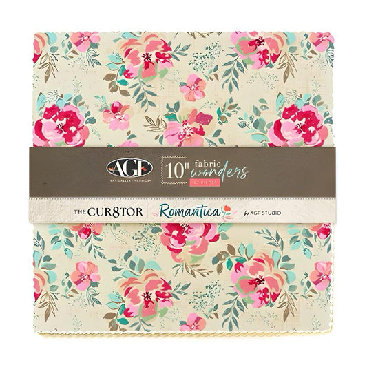 Romantica Layer Cake – The Cur8tor 10" Square Pack (42 Pieces) by AGF Studio for Art Gallery Fabrics