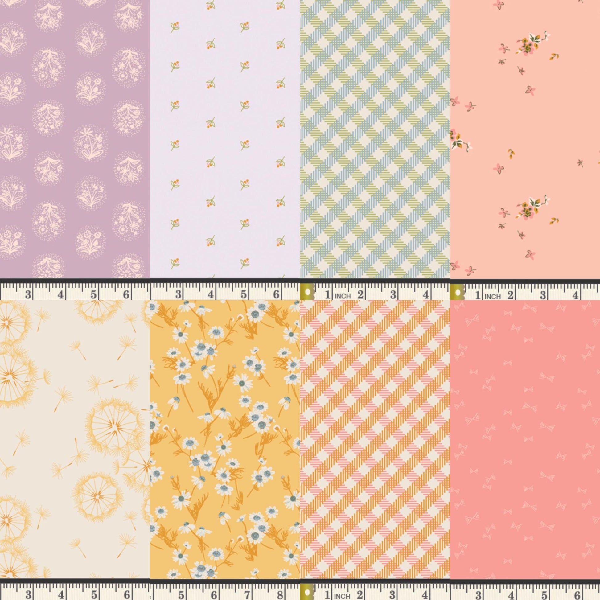 Midsummer Fat Quarter Bundle – 16 Pc Floral Cotton Fabric by Sharon Holland – Art Gallery Fabrics Quilting & Sewing Fabric