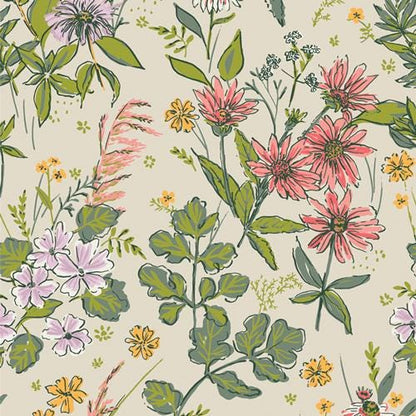 Midsummer Array – Premium Cotton by the Yard – MIDSUMMER Collection by Sharon Holland – Art Gallery Fabrics, Floral Print