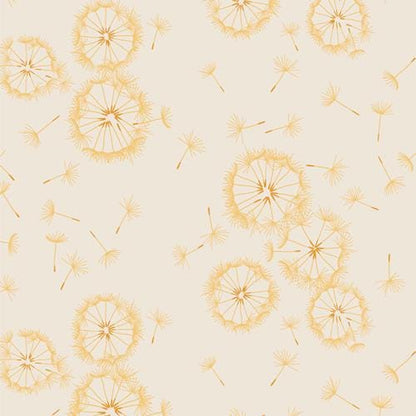 Tiny Dancer Flaxen – Premium Cotton by the Yard – MIDSUMMER Collection by Sharon Holland – Art Gallery Fabrics, Floral Print