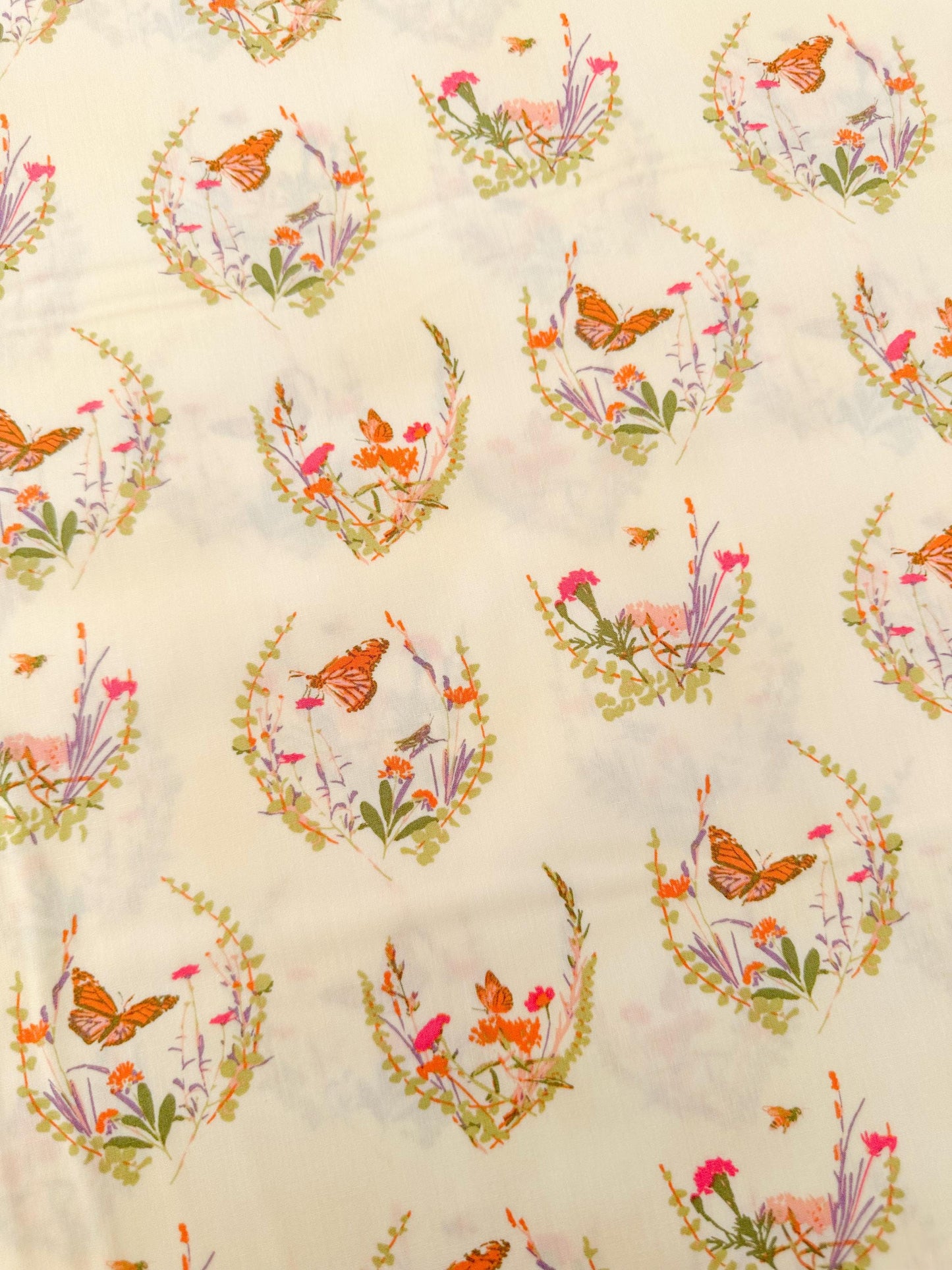 Meadow Vignette Floral Fabric – Premium Cotton by the Yard – MIDSUMMER Collection by Sharon Holland – Art Gallery Fabrics