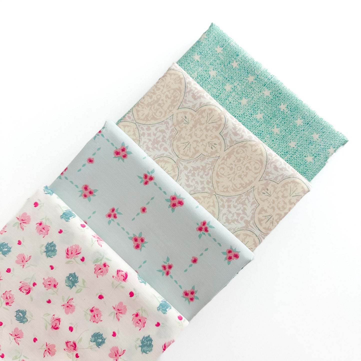 Romantica Fabric Bundle – 8 Pc Curated Set by AGF Studio – Half Yard, Fat Quarter, or Quarter Yard Cuts – Vintage Floral Cotton Fabric