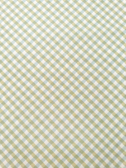 Interwoven Grass – Premium Cotton by the Yard – MIDSUMMER Collection by Sharon Holland – Art Gallery Fabrics, Gingham Print