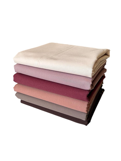Pure Solids “Earthy” Fabric Bundle – 6pc AGF Set – Fat Quarter, Quarter Yard, or Half Yard Cotton Solids