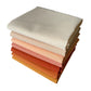 Pure Solids “Warm Nectar" Fabric Bundle – 7pc AGF Set – Fat Quarter, Quarter Yard, or Half Yard Cotton Solids